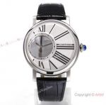 1-1 Swiss Replica Rotonde De Cartier Mystery Hours Skeleton Dial Men Watch